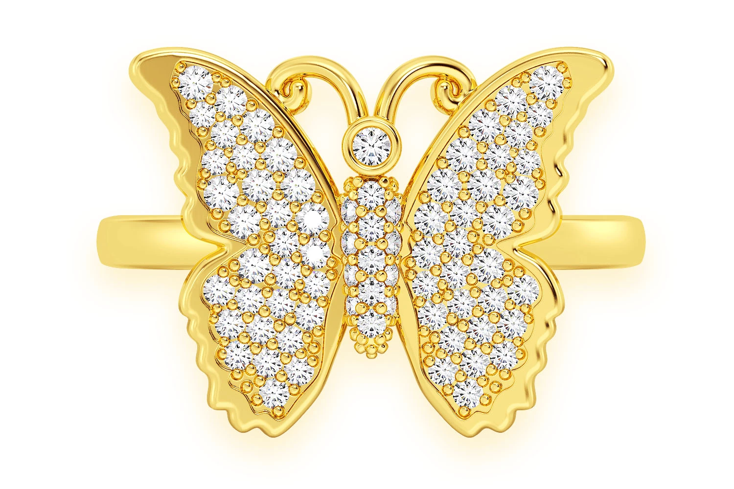 Icebox - Butterfly Ring 14k