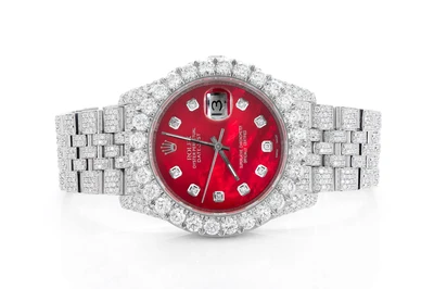 Rolex Datejust 36MM Steel (116234) - 17.75ctw Fully Iced Out