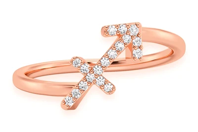 Sagittarius Zodiac Ring 14k   