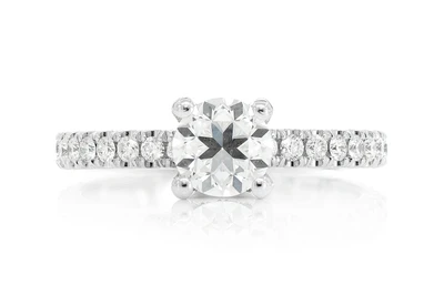 1.00ct Round Solitaire - Diamond Engagement Ring - All Natural