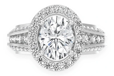 Monst - 2.00ct Oval Solitaire - Diamond Engagement Ring - All Natural