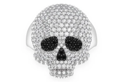 Jawless Skull Ring 14k   