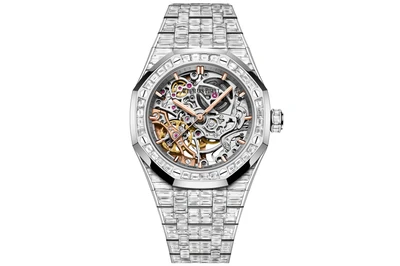 Audemars Piguet - Royal Oak Frosted Gold Double Balance Wheel Openworked - 15469bc.zz.1260bc.01-A - White Gold (rb1191)