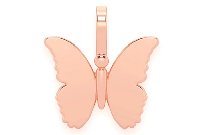 Butterfly Pendant 14k   