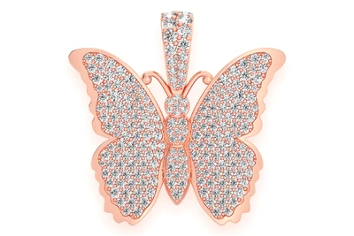 Butterfly Pendant 14k   