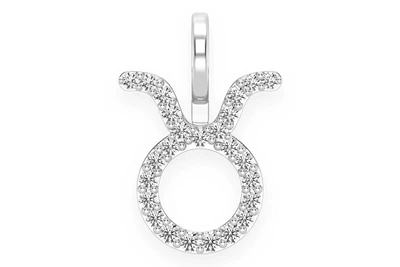 Taurus Zodiac Pendant 14k   