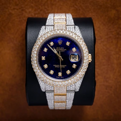 Rolex Datejust 41 - Two Tone Custom Diamonds My2020 [12603] - Wc