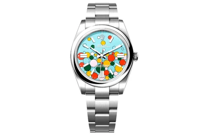 Rolex - Oyster Perpetual 41 - 124300 - Steel Celebration Dial Aqua