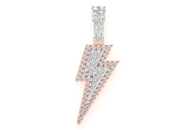Super Lightning Pendant 14k   