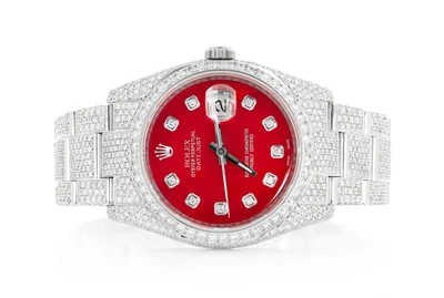 Rolex Datejust 36MM Steel (116200) - 16.75ctw Fully Iced Out