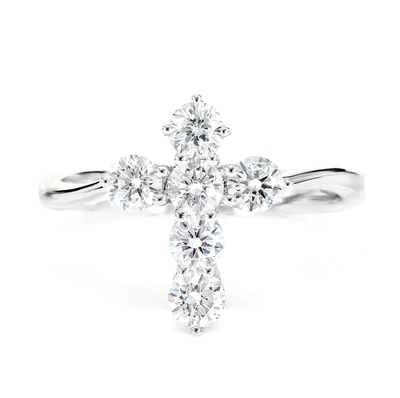 Cross Ring 14k   