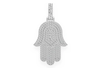 Hamsa Pendant 14k   