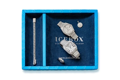 Icebox - Cartier Santos De Cartier Steel 40MM (4072) - 20.50