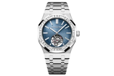 Audemars Piguet - Royal Oak Tourbillon - 26535pt.zz.1220pt.01 - Platinum - Diamond Baguettes