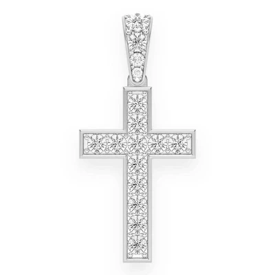 Miracle Set Cross Medium Pendant 14k   