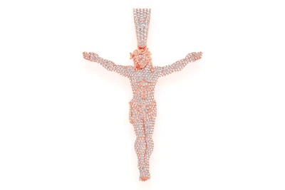 Jesus Crucifix Pendant 14k   