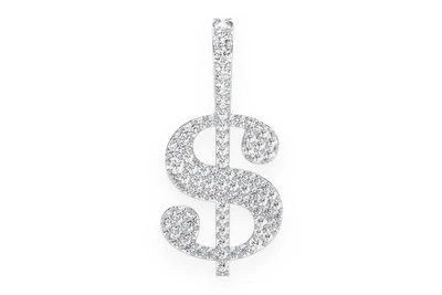 Us Dollar Sign Pendant 14k   