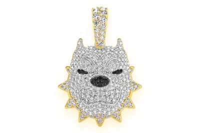 Pitbull Pendant 14k   