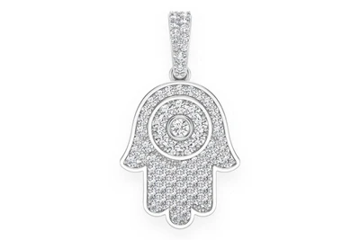 Hamsa Pendant 14k   