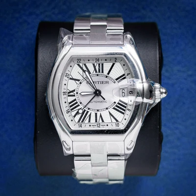 Cartier - Roadster GMT Xl - Stainless Steel [w62032x6]