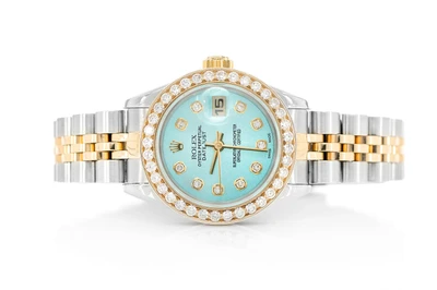 Rolex Datejust 26MM 18k Yellow Gold & Steel (79173) - 1.00ctw Diamond Bezel