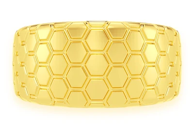 Honeycomb Ring 14k Solid Gold