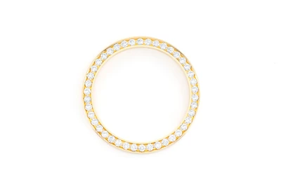 Icebox 31MM Bezel 14k Solid Gold 1.15ctw