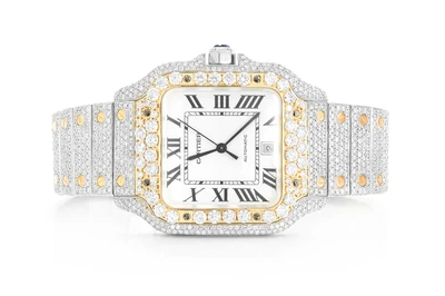 Cartier Santos De Cartier 40MM 18k 20.86ctw 