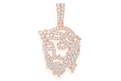 Jesus Silhouette Pendant 14k   