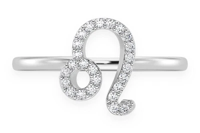 Leo Zodiac Ring 14k   
