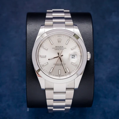 Rolex Datejust 41MM (126300) - Steel - Silver Index - Oyster Brac