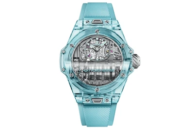 Hublot - Big Bang Mp-11 Power Reserve 14 Days Water Blue Sapphire - 911.jl.0129.rx - Sapphire Crystal (rb339)
