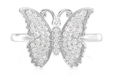 Butterfly Ring 14k   