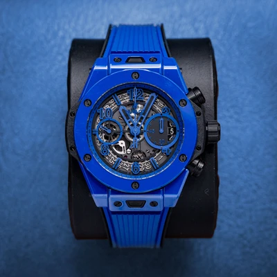Hublot Big Bang 112/500 Ceramic Blue Magic Case/strap - Wc