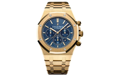 Audemars Piguet - Royal Oak Chrono 41MM - 26320ba - Yellow Gold Blue Dial