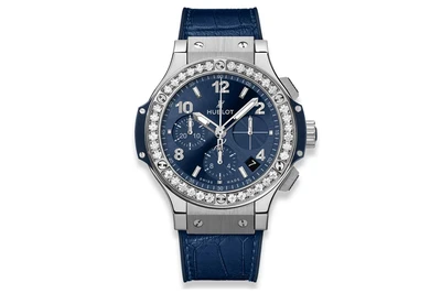 Hublot - Big Bang Steel Blue Diamonds - 341.sx.7170.lr.1204 - Stainless Steel With Diamonds (mb306)