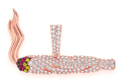 Burning Joint Pendant 14k   