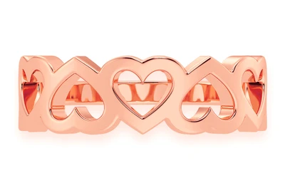 Hearts Ring 14k   