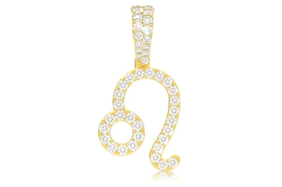 Leo Zodiac Pendant 14k   