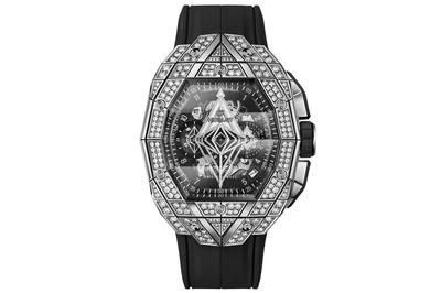 Hublot - Spirit Of Big Bang Sang Bleu Titanium Pavé - 648.nx.0107.rx.1604.mxm23 - Titanium (rb371)