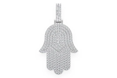 Hamsa Pendant 14k   