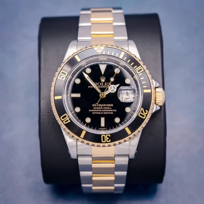 Rolex Submariner 40MM (116613) Steel & Yellow Gold - Black Dial - Watch & Box
