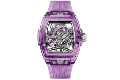 Hublot - Spirit Of Big Bang Tourbillon Purple Sapphire - 645.jm.0120.rt - Sapphire Crystal (rb367)