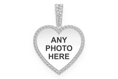 Heart Picture Pendant 14k   
