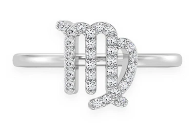 Virgo Zodiac Ring 14k   