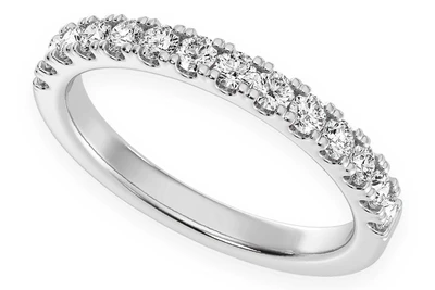 One Row Diamond Band 14k Solid Gold 0.50ctw