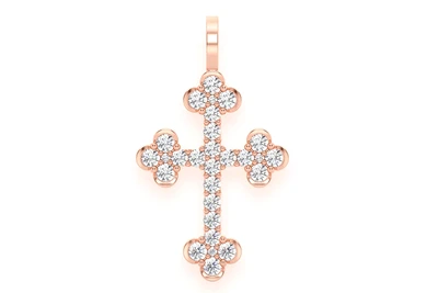 Cross Pendant 14k   