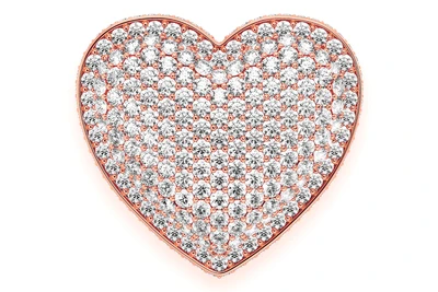 Deluxe Bubbly Heart Signet Ring 14k   