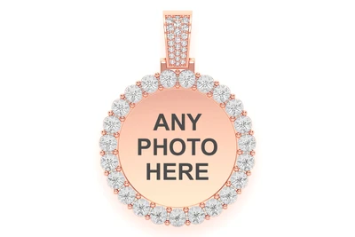 Miracle Set Picture Memory Pendant 14k   