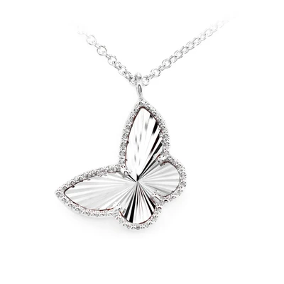 Butterfly Pendant 14k   